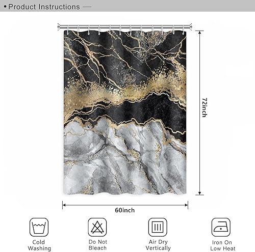 Miniatura 277 de Cortina de ducha de baño con temática de dinosaurio, cortina de ducha de hojas tropicales de dinosaurio verde con ganchos, cortina de ducha de tela