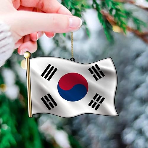 Vista 42 de Adorno acrílico de Navidad de Filipinas, decoración de árbol de Navidad, adorno de Navidad nacional para niños, bandera de Filipinas, banderas