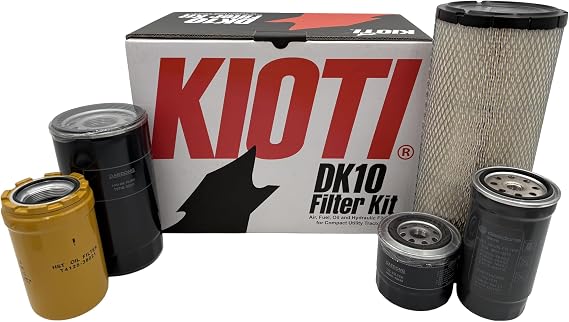 Kioti Dk 60hp Hst Tier 4 Filter Kit - Td26-f0009a - Compatible With Models Dk6010chse, Dk6010hse, Dk6020chse, Dk6020hse