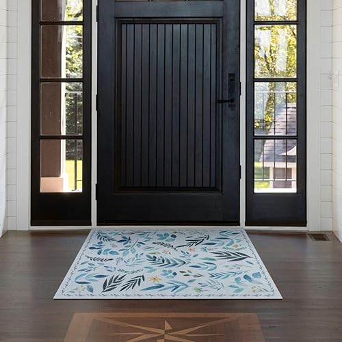 Miniatura 7 de Syalife Alfombras de área de 2 x 3, antideslizantes, lavables, pequeñas para entrada, cocina, baño, habitación de los niños, alfombra de entrada de