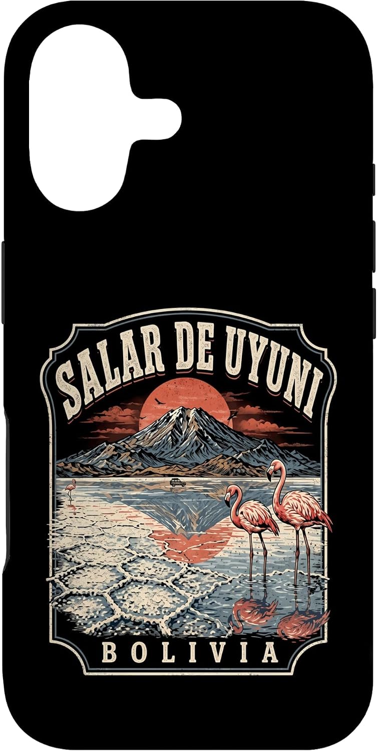 Salar de uyuni Bolivia Flamingo Lake Vintage Case for iPhone 17