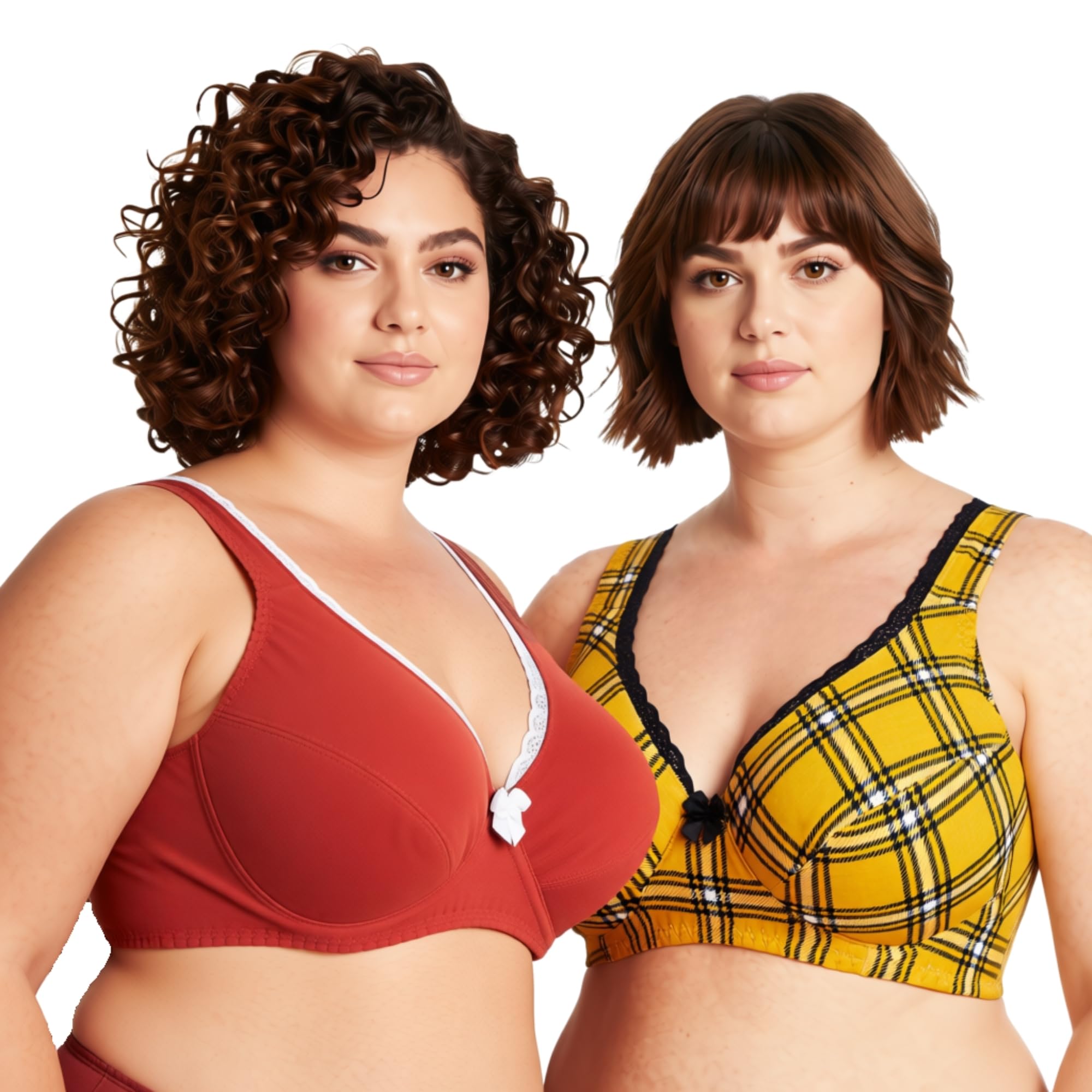 Curve Muse Cotton Underwire Bra