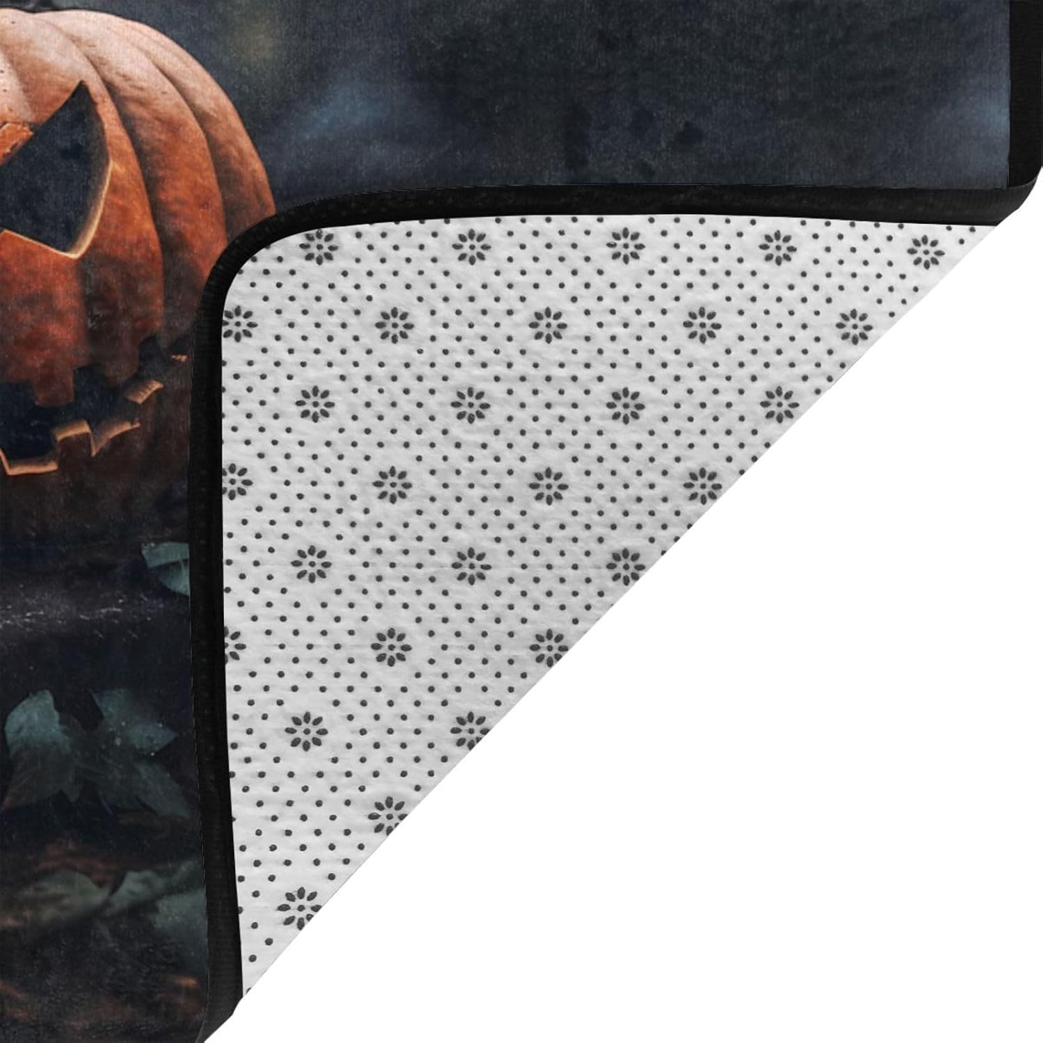 Skull Pumpkin Printed Anti-Slip Floor mat Carpet Rug 36"x24" for Living Room Office Coffee Table Bed Balcony