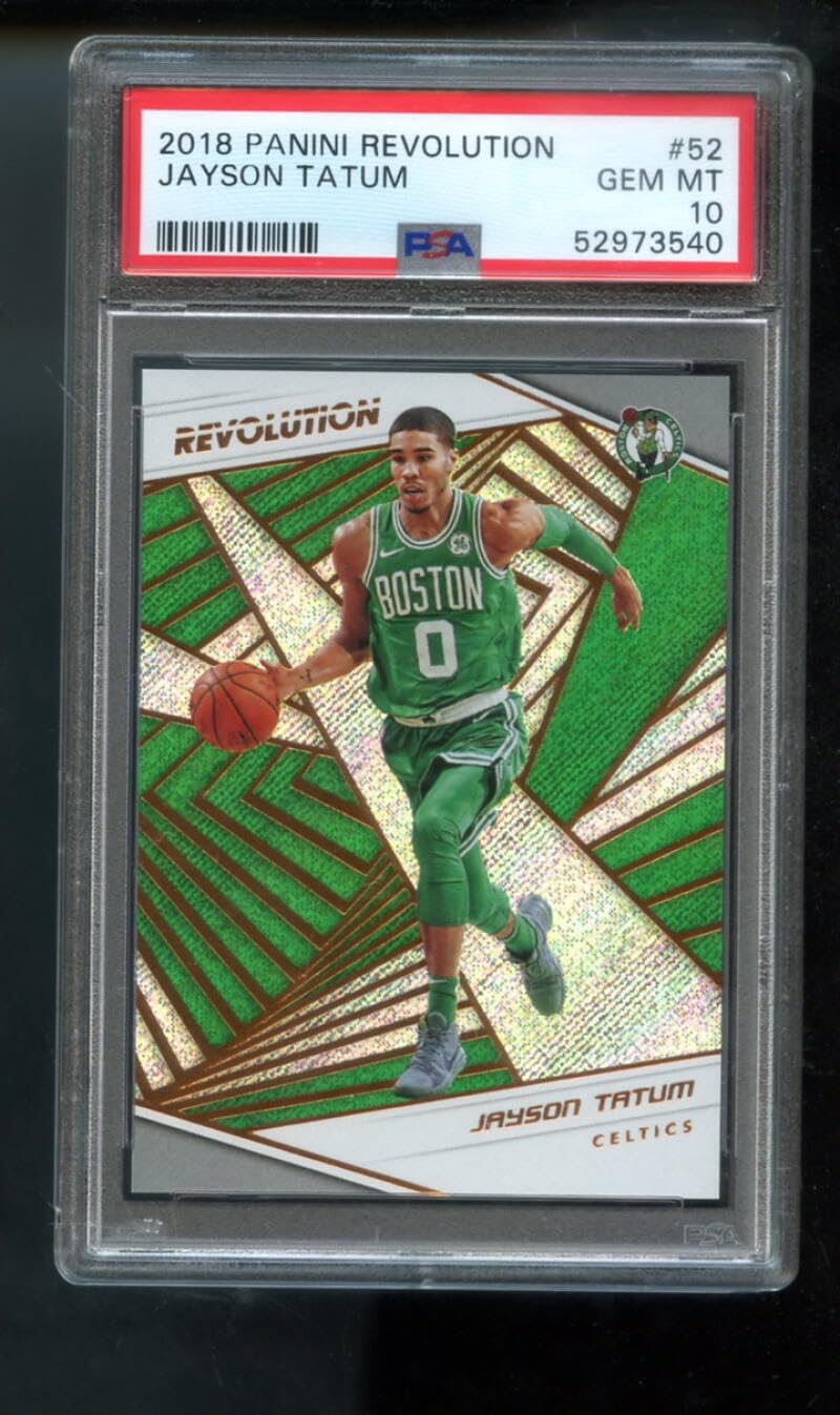 2018 Jayson Tatum Panini REVOLUTION #52 PSA 10 GEM MT Boston Celtics NBA Graded Card