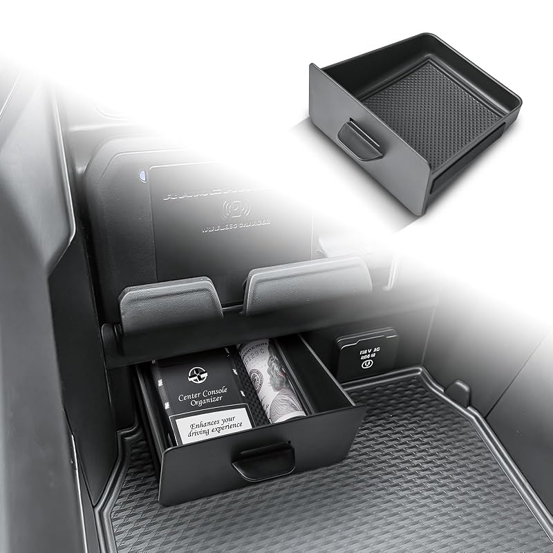 Gaveta Organizadora para Console Central X-TKER compatível com Dodge Ram 1500, 2500 e 3500 2019–2026
