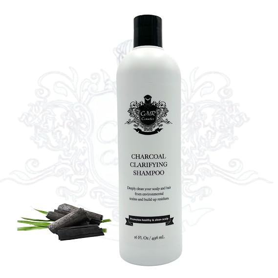 Charcoal Clarifying Shampoo by CMR, Deep Cleansing Cream Formula for All Hair Types - Refresh & Revitalize Hair, Ideal for Adult Scalp Care - Restores Natural Balance & Shine