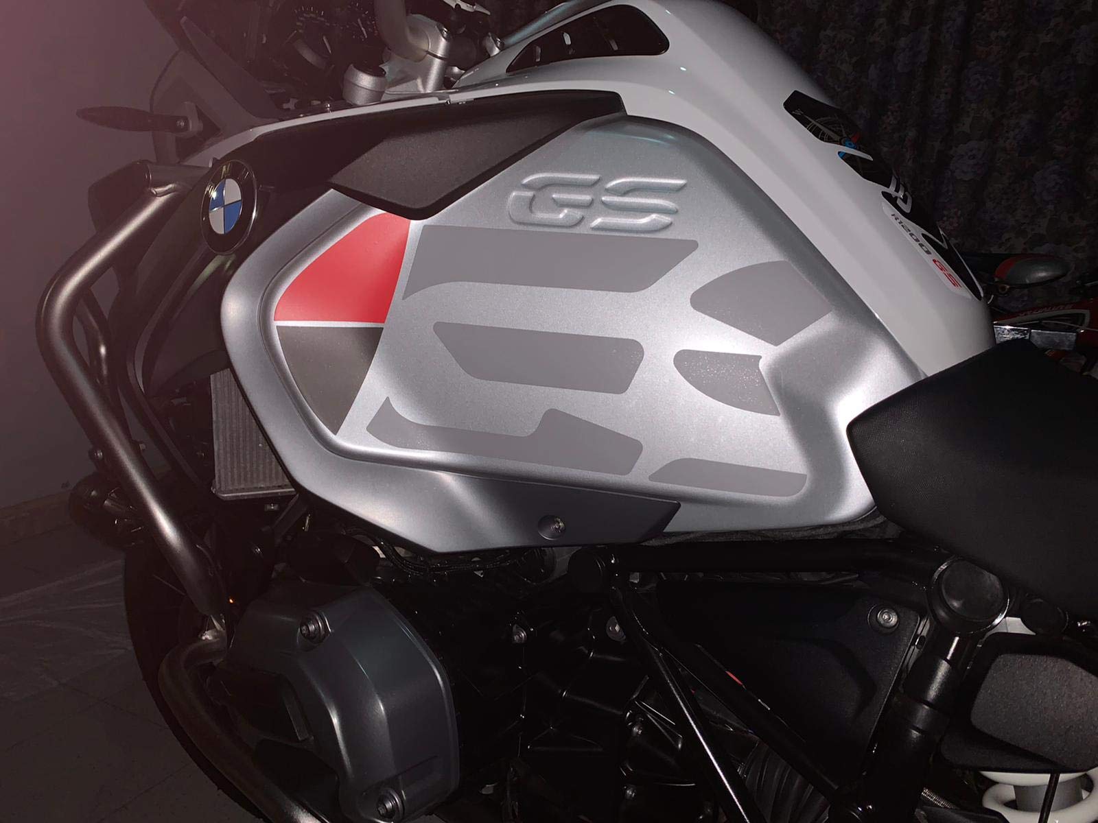 Aufkleber-Set Für BMW R 1250 GS ADV Anniversary Style – Ice Gray, UV-beständig, 3D-Effekt