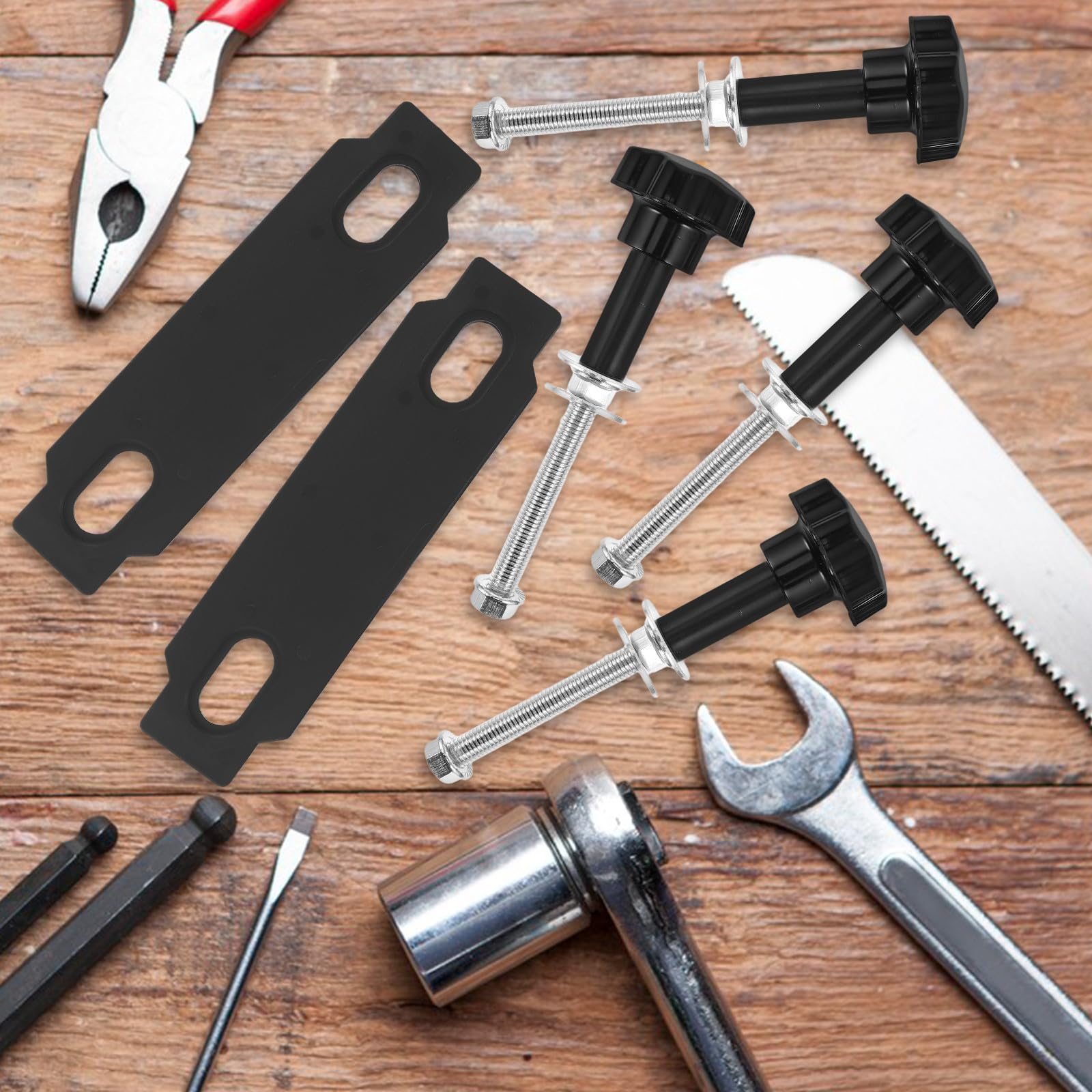 Tofficu Kit Accessori per Fuoristrada per Portapacchi Auto da Tetto in Lega di Alluminio Antiscivolo Grande Capacità, per Trasporto Attrezzature e Bagagli