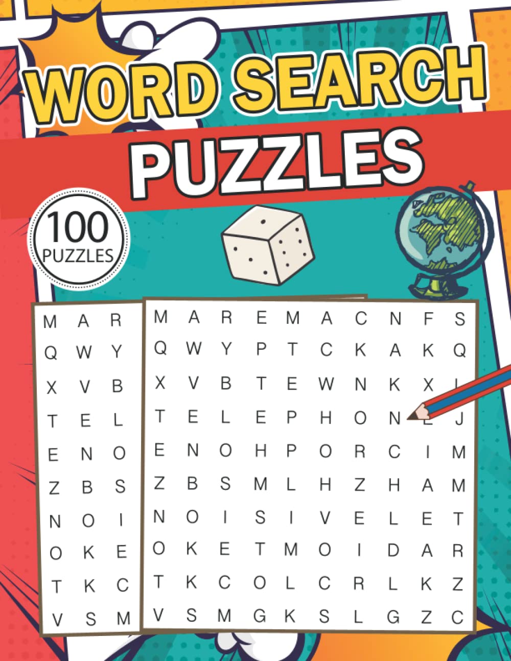 100 Word Search Puzzles