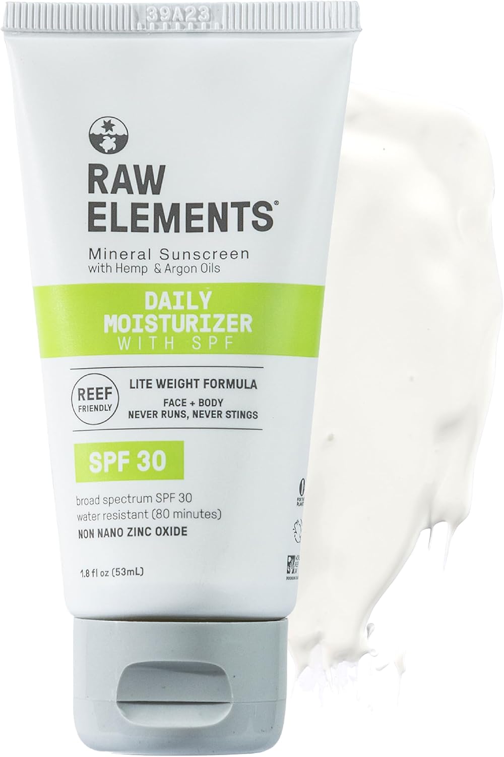Daily Lifestyle Sunscreen Moisturizer Tube, 1.8 oz (1-Pack) | SPF 30 with broad-spectrum UVA/UVB protection, non-nano zinc oxide, reef-safe, and water-resistant formula.