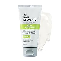 Vista 1 de Raw Elements Daily Lifestyle - Tubo hidratante de bioresina - SPF 30, protección UVA-UVB, no nano zinc, apto para arrecifes, resistente al agua, 1.8