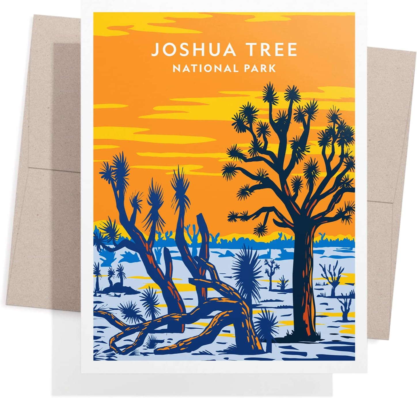 Twigs Illustrated National Park Greeting Cards – 24 Vintage-Style, Blank Cards and Envelopes, 5.5 x 4.25 In. – FSC-Certified, Eco-Friendly Stationary Set – Assorted Greeting Cards for All Occasions