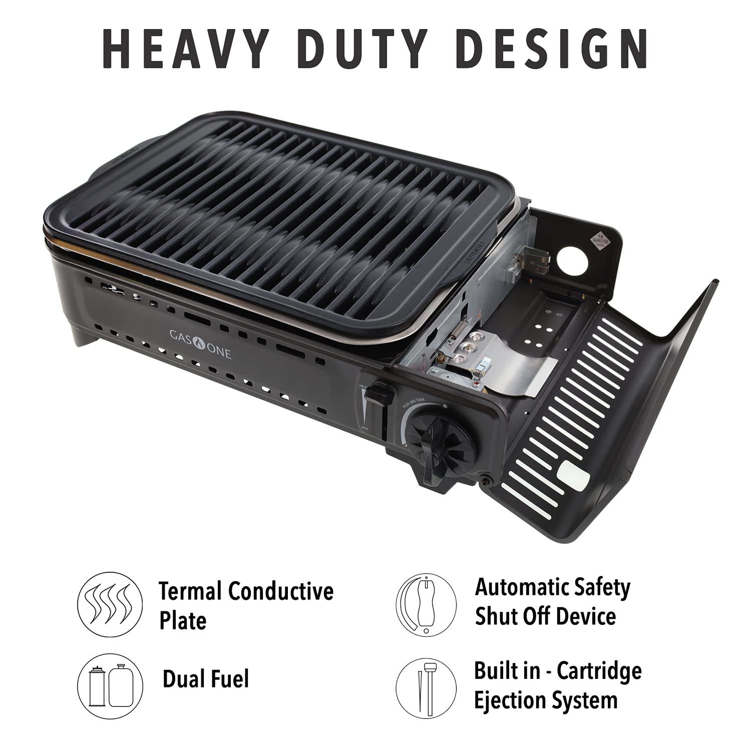 Buy GasOne Propane or Butane Grill Stove GS2400P Dual Fuel Portable