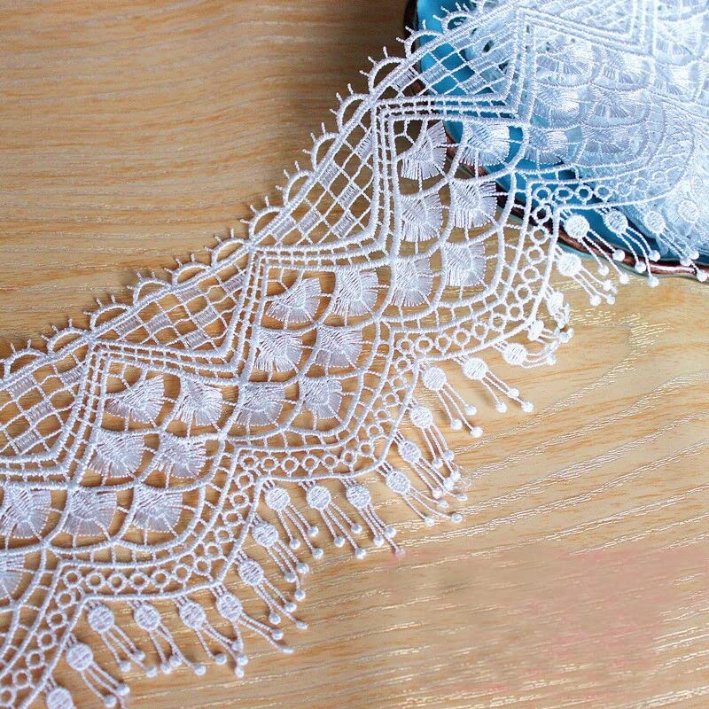 Bricolage artisanat maison rideaux accessoires de couture avec applique tissu noir blanc