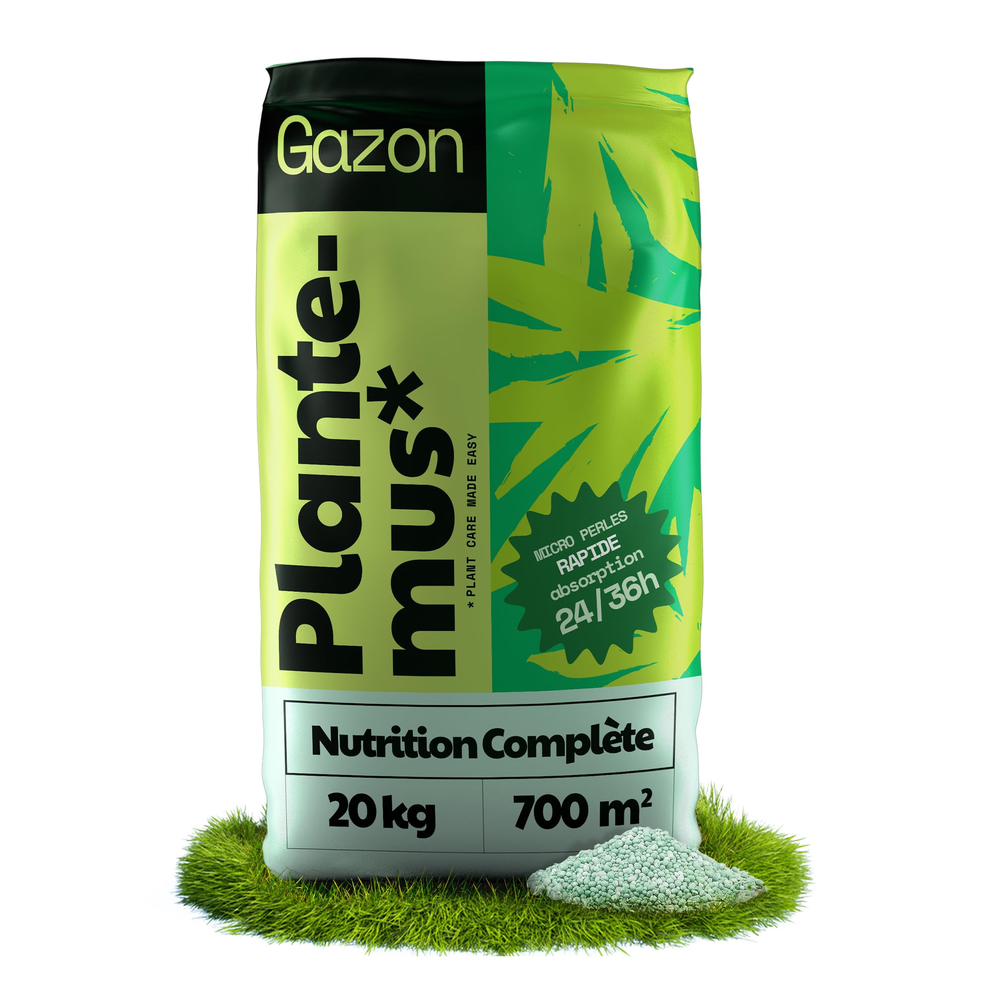 PLANTEMUS Engrais pour Gazon Premium NPK 12-11-18 700 m² 20 kg