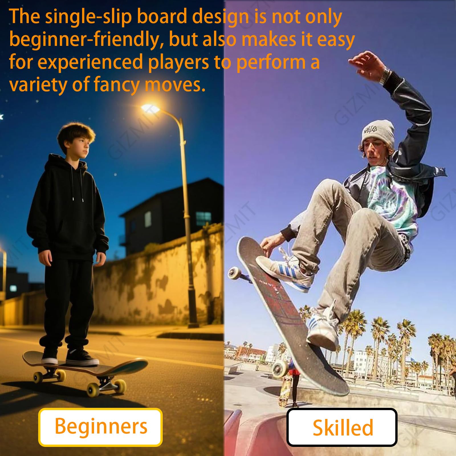 Skateboard électrique Tout-Terrain, avec télécommande et Moteur de 450 W, 3 Modes, Vitesse maximale de 24 km/h, Plateau à 7 Couches, idéal pour Les débutants et Les Adolescents