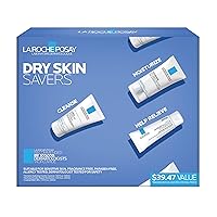 Vista 7 de La Roche-Posay Set de regalo protector de piel seca con Toleriane Limpiador suave hidratante facial 1.7 fl oz, hidratante facial de doble reparación