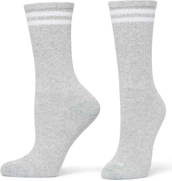 HUE Women's Sport Crew Sock 5 Pair Pack
