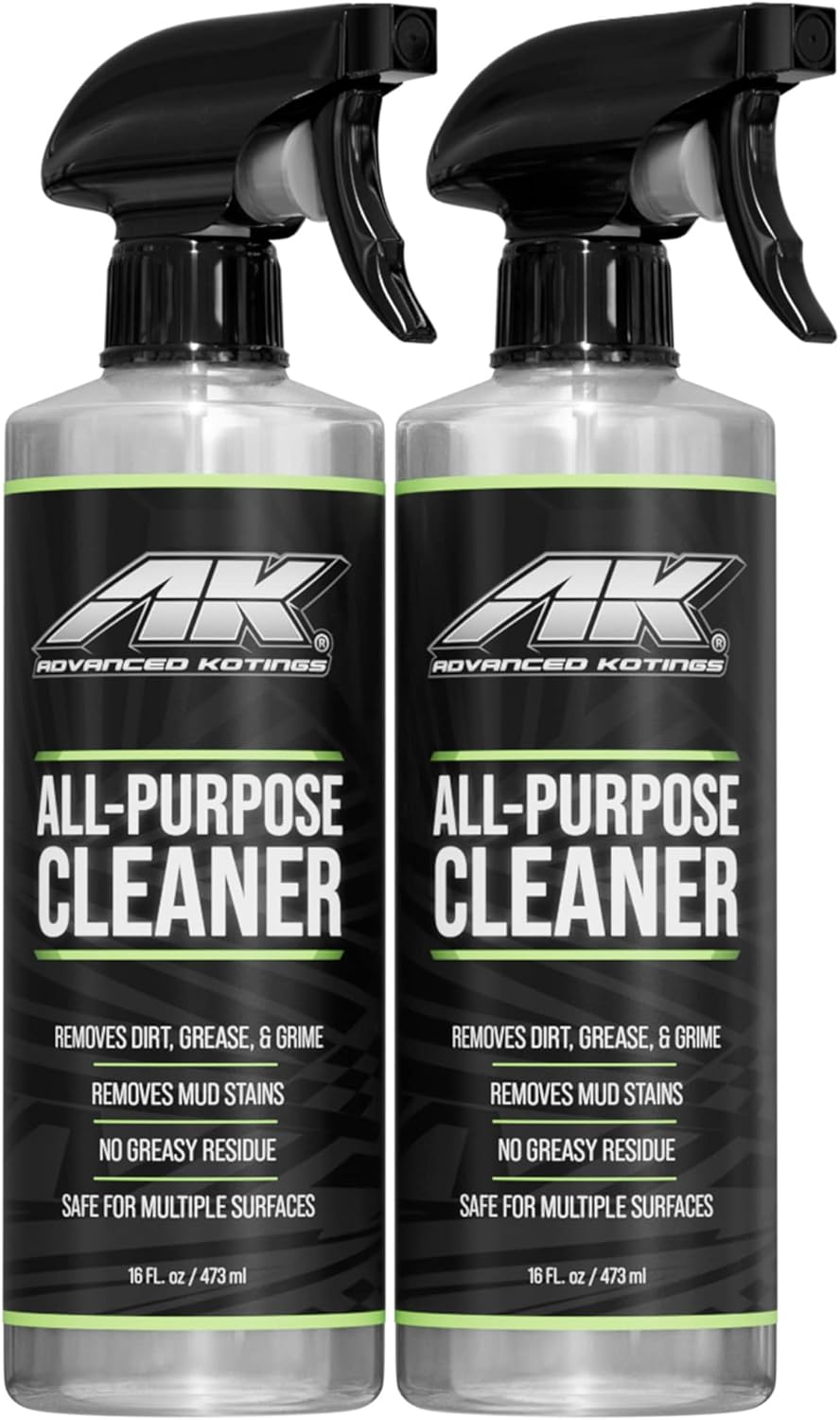 Advanced Kotings All Purpose Cleaner | Interior or Exterior Spray for Cars, ATVs, UTVs, Dirt Bikes, Motorcycles and More | Removes Dirt, Oil, Grime and Shines Surfaces | 16 fl oz Spray - 2 Pack