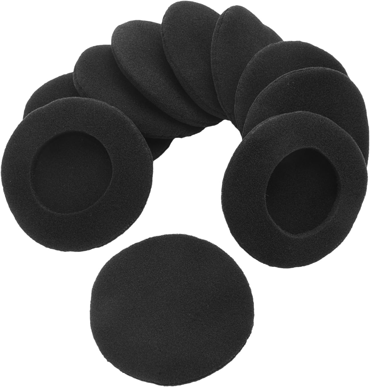 Sunmns 5 Pairs Foam Earpads Ear Pad Cushion Cover Compatible with Sony MDR-IF240R, MDR-NC6/ Plantronics PLNAUDIO478/ Logitech H600 Headphone, 2-5/16 Inch