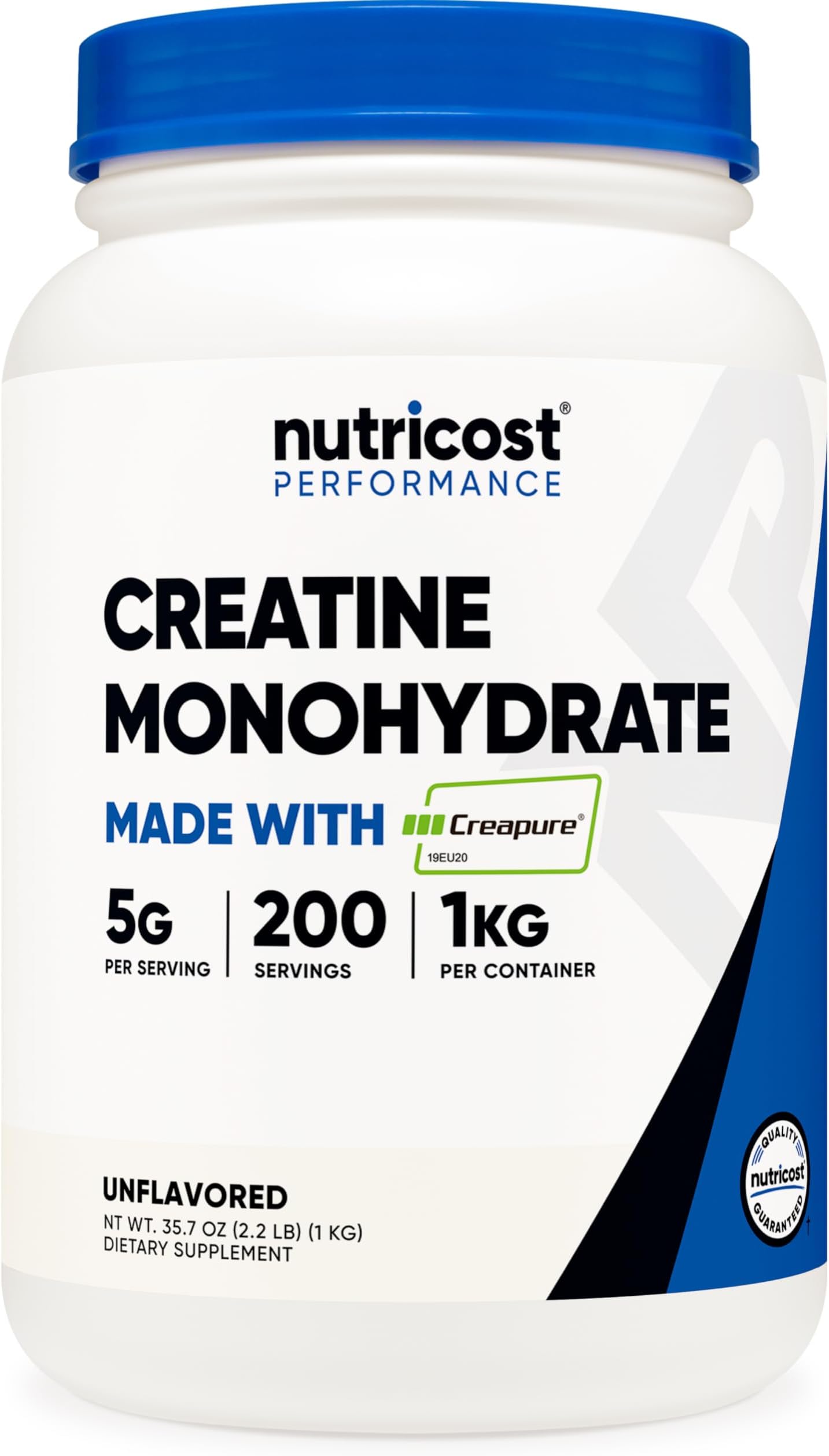 Nutricost Creapure® Creatine Monohydrate Powder 1KG