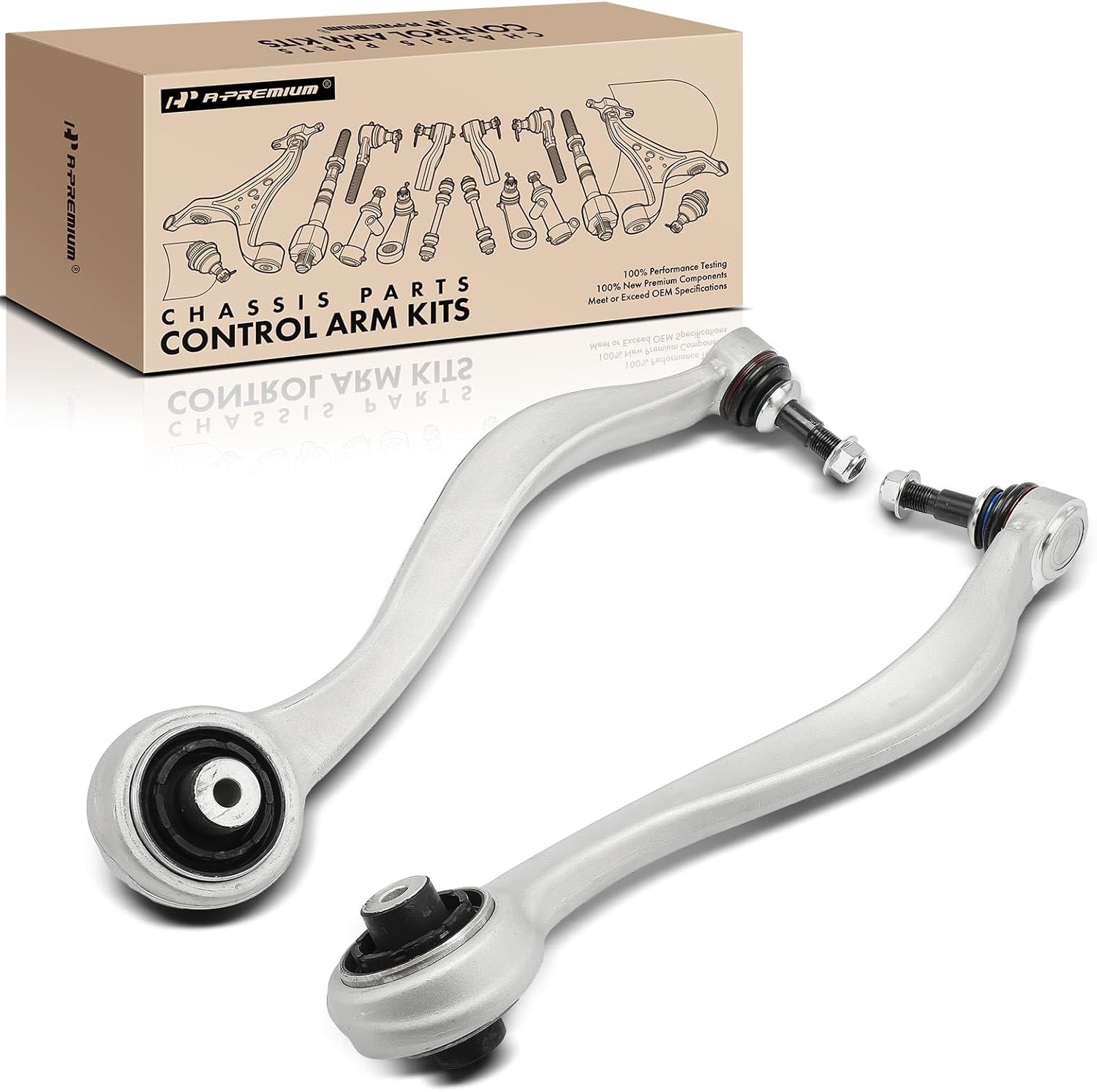 A-Premium 2 x Front Forward Control Arm with Ball Joint & Bushing, Compatible with BMW M4 2015-2020, M3 2015-2018, M2 2016-2021