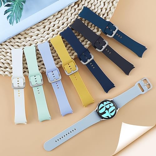Miniatura 6 de Correas de un solo clic compatibles con Samsung Galaxy Watch 6 Band 1.575 in 1.732 in, Galaxy Watch 6 Classic 1.693 in 1.850 in, correa de repuesto