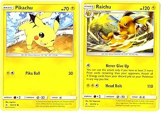 Raichu Rare Pokemon Evolution Card Lot