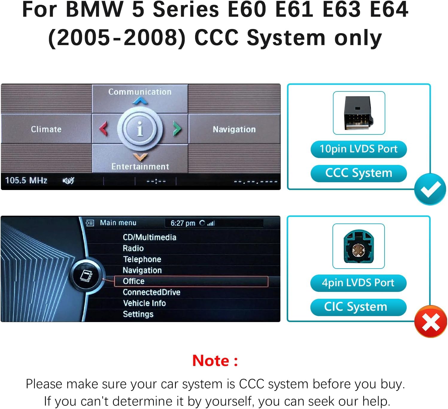 8.9" Ultra HD 1920x720 Touchscreen Specifically for BMW 3 Series E90/E91 & 5 Series E60/E61 (2005-2008), Wireless CarPlay & Android Auto, Fast-Stable Linux