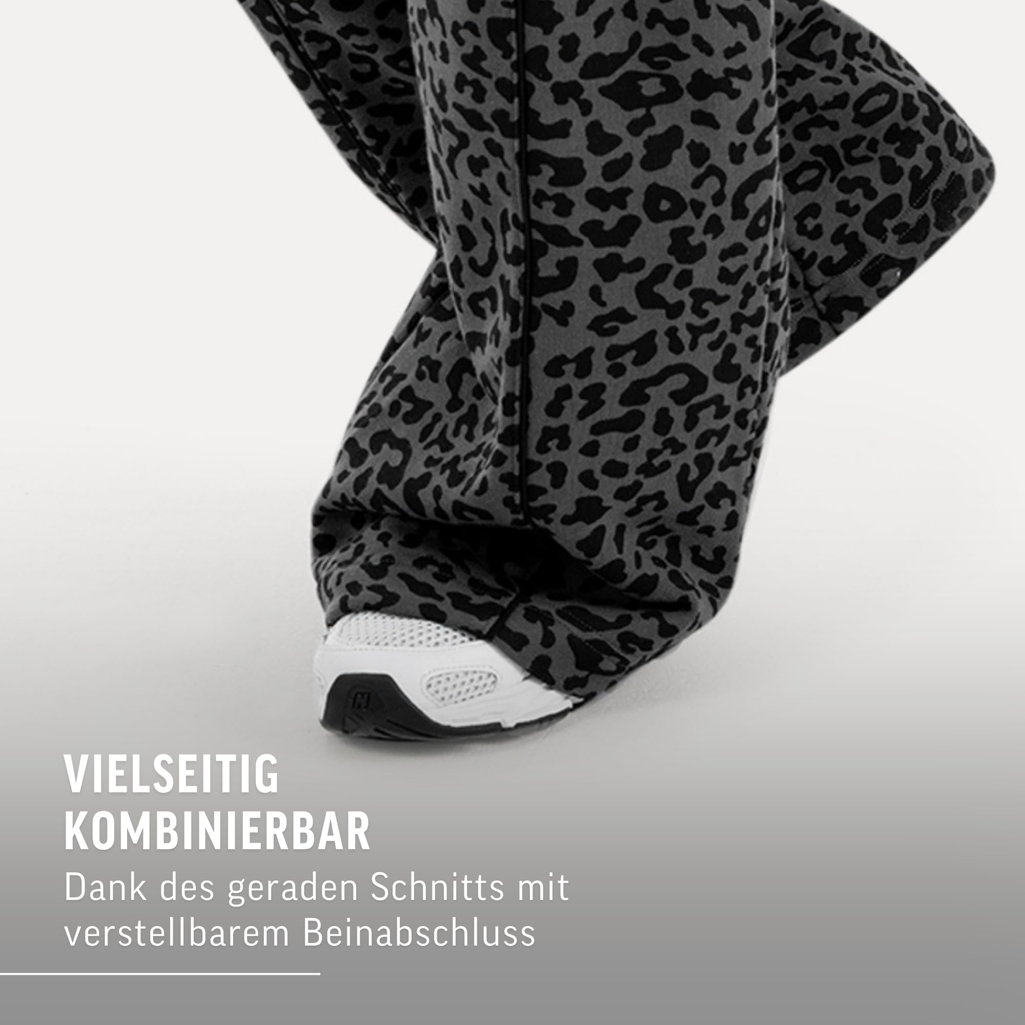 SMILODOX Jogginghose Damen Siara, Bequeme & stylische Freizeithose mit elastischem Bund und Seitentaschen, Trainingshose mit verstellbarem Beinabschluss im Oversize Fit, Für Fitness, Yoga & Freizeit
