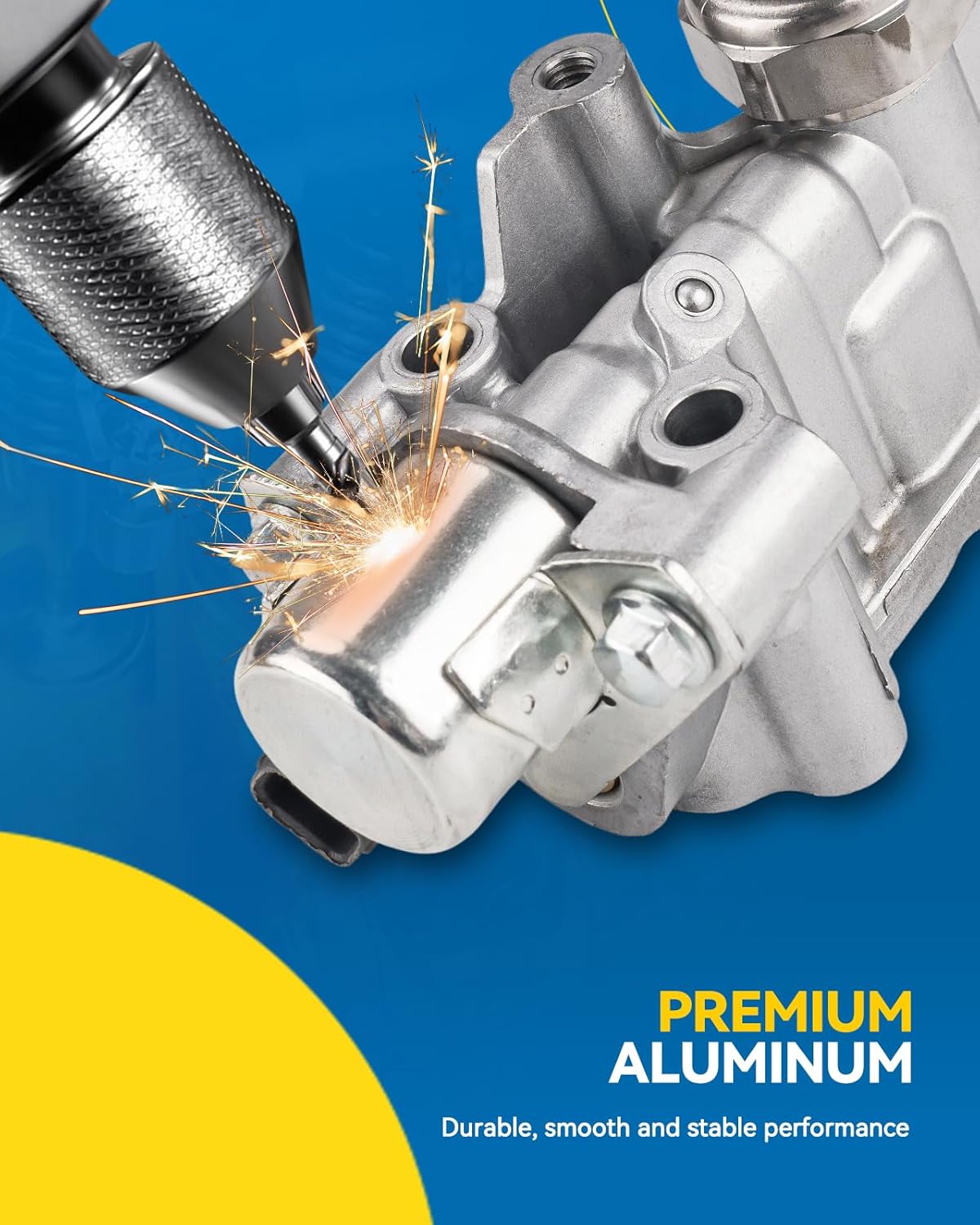 PHILTOP Spool Valve Assembly with Oil Pressure Switch - VTEC Solenoid - Compatible with Honda & Acura Vehicles - Accord 2.4L, Civic 2.0L, CR-V, Element, RSX - Replaces 15810RAAA03 917224