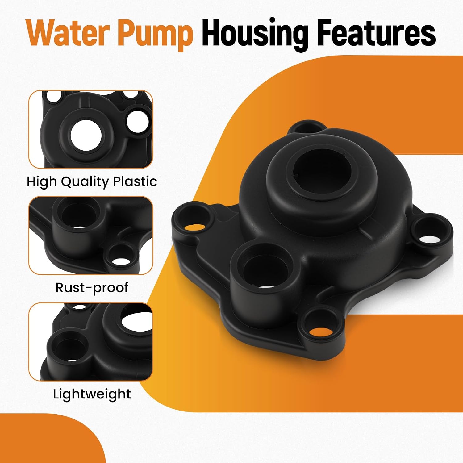maXpeedingrods Water Pump Impeller Repair Kit for Honda Outboard models BF40A, BF40D, BF50A, BF50D 4-Stroke, Replaces 06193-ZV5-020, 06193-ZV5-010