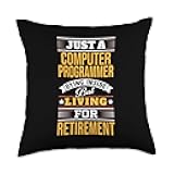 Sarcastic Computer Programmer Funny Saying Throw Pillow