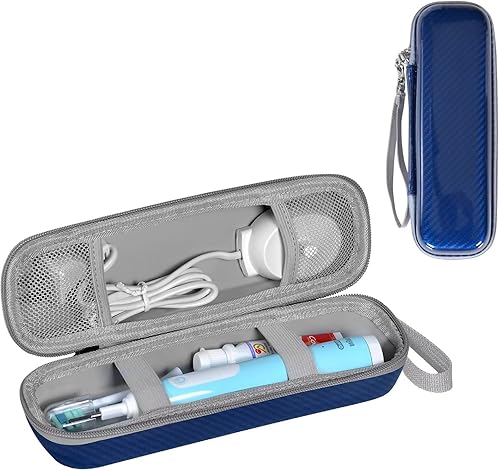Vista 43 de Estuche de viaje para cepillo de dientes Oral-B/Oral-B Pro 1000 1500 5000 7000 7500 6000 9600/Phlips Sonicare 4100 5100 1100 6100 5300 cepillo