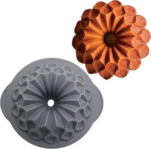 Food Grade Steel Ring Silicone toast Cake Tray Cake Bread Baking Molds,Round Cake Mold Crown Shape 3D Cake Mold Baking Loaf Tool Pastry Baking