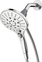 Moen Engage Magnetix Chrome 6-Function Handheld Shower Head with Hose & Magnetic Dock - 26112, 5.5" Wide