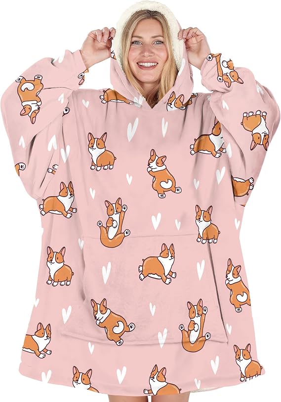 Warmstorey Wearable Blanket Hoodie For Mom Wife Best Ever Hoodie - Mothers Day Gift From Husband Daughter Son Birthday