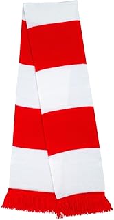 (One Size, Red / White) - RESULT TEAM SCARF FOOTBALL RUGBY SPORT - 12 COLOURS