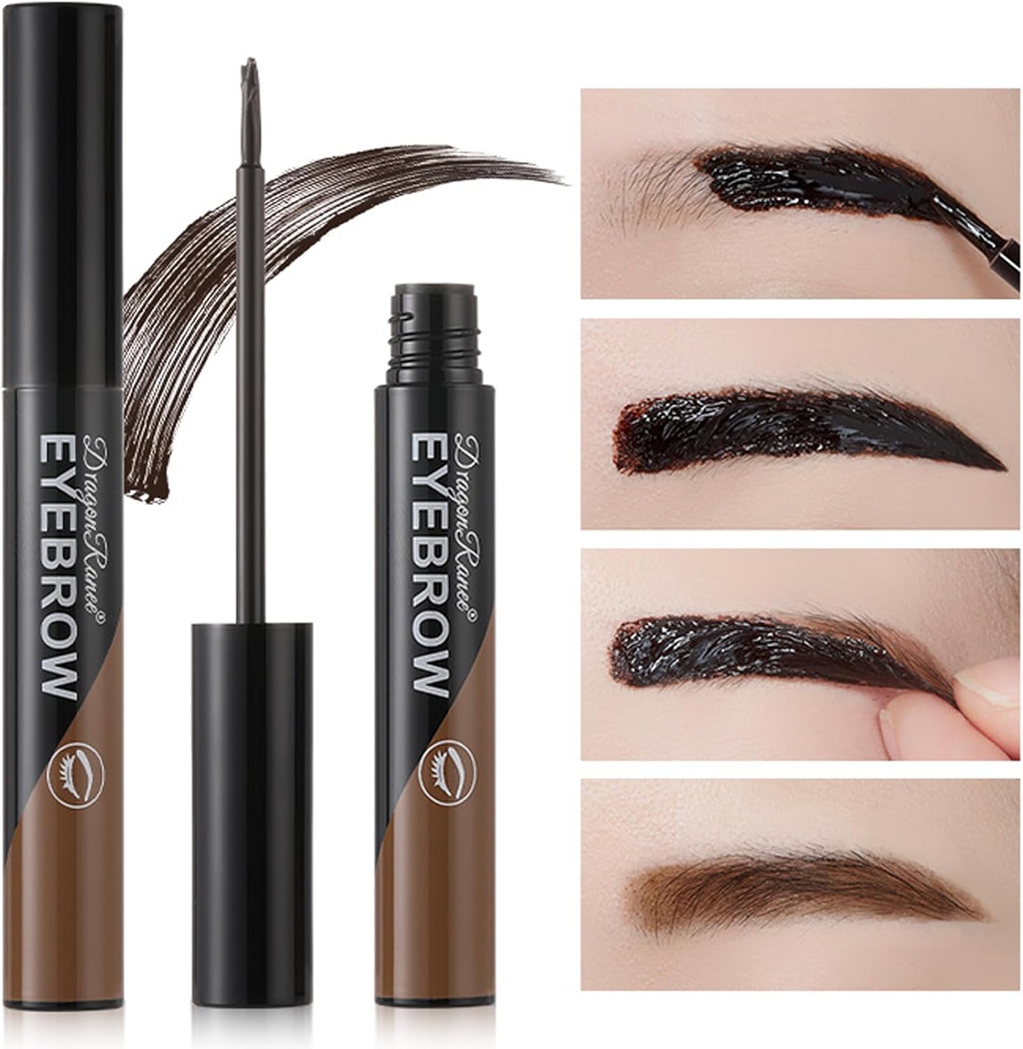 Eyebrow Tint Tattoo Brow Peel off, Brow Tint Dark Brown Eyebrow Gel