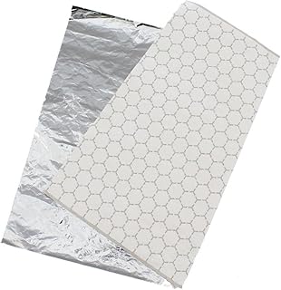 [500 Pack] Insulated Foil Sandwich Wrap Sheets - 10 3/4" x 14" Durable, and Easy to Use for Sandwiches and Snacks, Catering and Food Service,