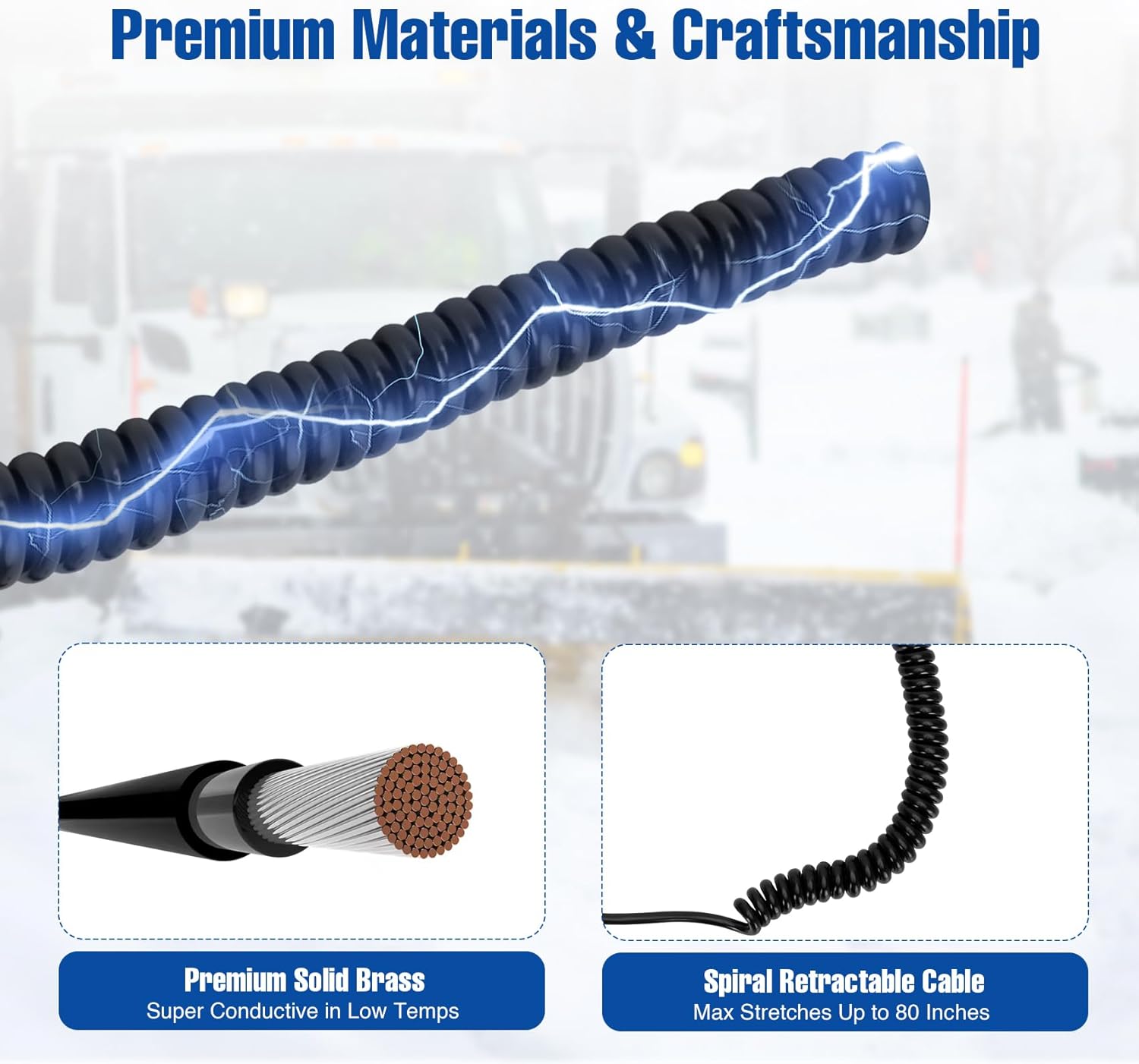 Snowplow Handheld Controller Compatible with Western 56462 56369, Fisher 9400 8292, SAM 1306902, Straight Blade Plows 6 Pin Plug Replacement Switch for Snow Plow Trucks and Winter Driveway Clearing