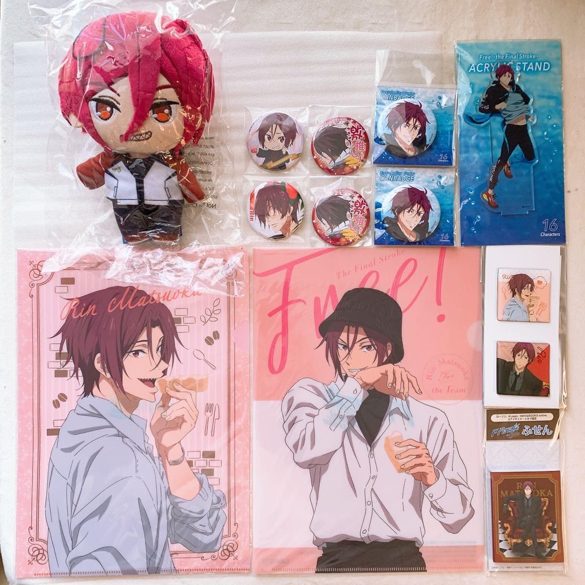 Amazon.co.jp: Free 松岡凛 まとめ売り アメぬい アクリルスタンド 缶 