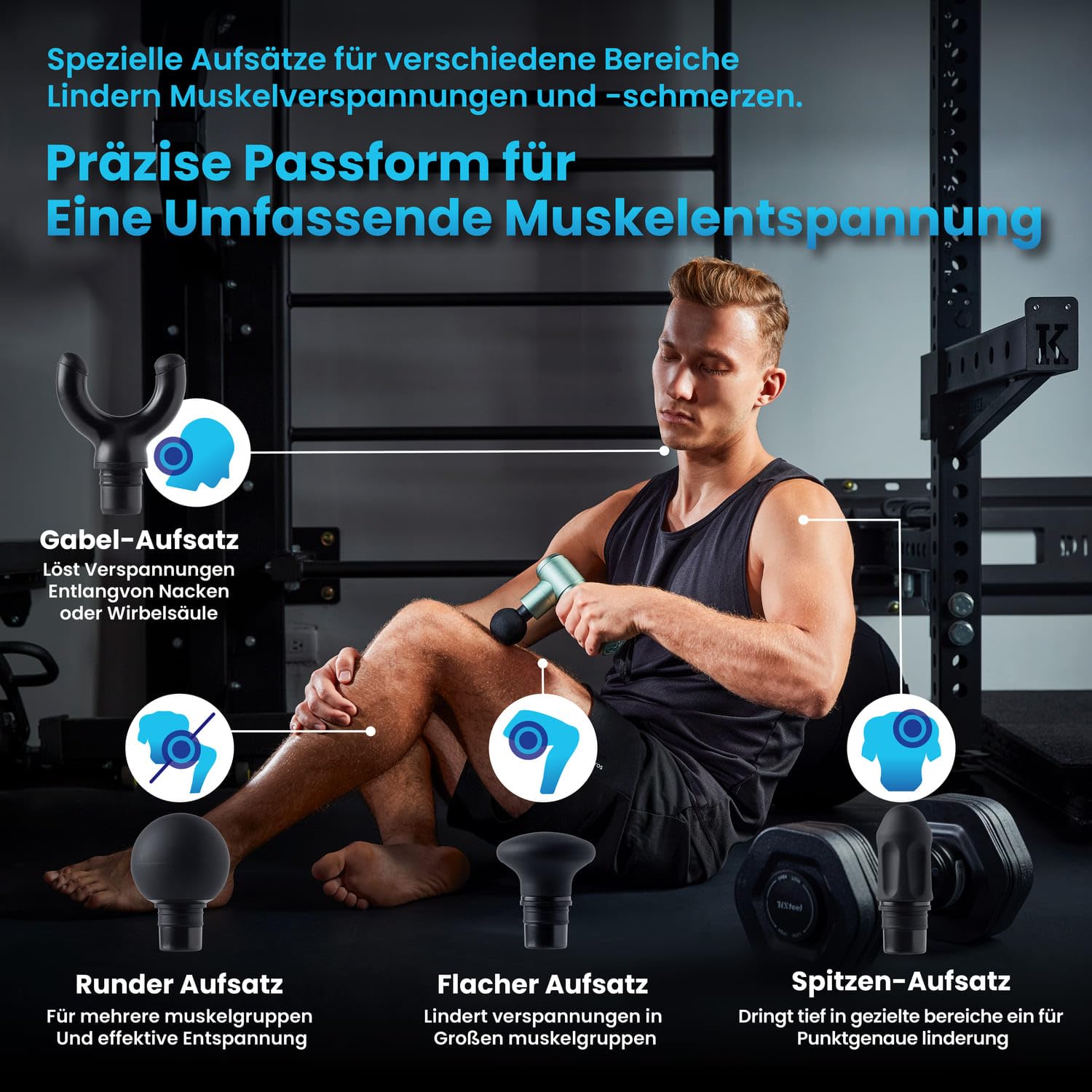 Project Mars PISOOKA X2 Mini Massagepistole für Frauen (0,5kg) – Starkes Handmassagegerät gegen Nackenverspannung – Leise Massage Gun mit 4 Aufsätzen, USB-C & Geschenkbox (Rosa)