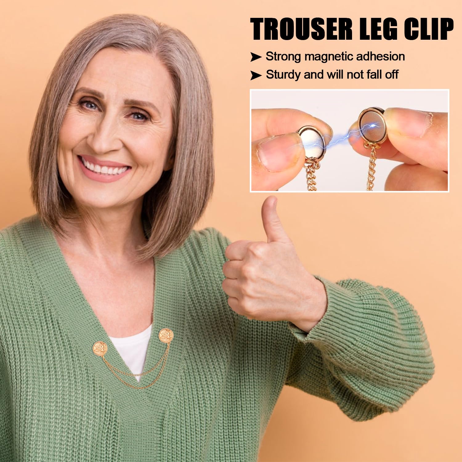 6 Pcs Magnetic Clothing Clips - Image 4