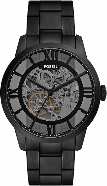 Fossil Men's Watch, Townsman Automatic Stainless Steel Watch for Men