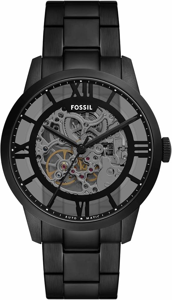 Fossil Men's Watch, Townsman Automatic Stainless Steel Watch for Men