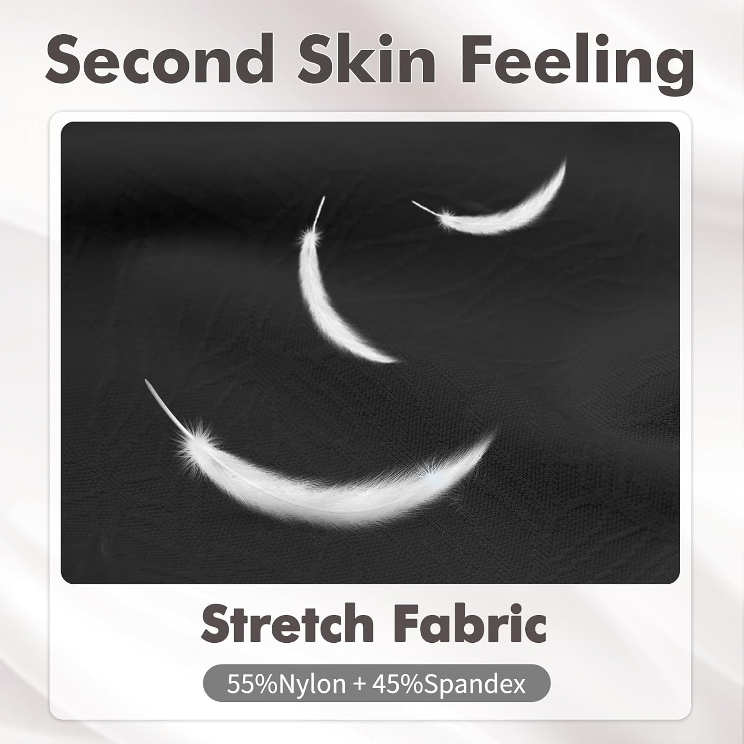 Womens Scalloped No Underwire Bras Wireless Seamless V Neck Bra with Medium Support and Lift T Shirt Bralette - Image 5