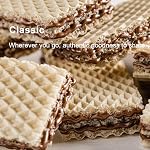 Loacker Italian Hazelnut Wafers - Premium Crispy Wafer Cookies with Hazelnut Cream Filling - 30% Less Sugar - Non-GMO, Halal & Kosher Snacks - 100% Italian Hazelnuts - 175g/6.17oz