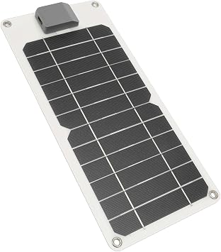 Generic 5V 6W Mini Solar Panel Charger Portable USB Charger for Camping Hiking 201g GKM320 145W White