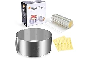 6 to 12 Inches Adjustable Stainless Steel Cake Ring